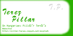 terez pillar business card